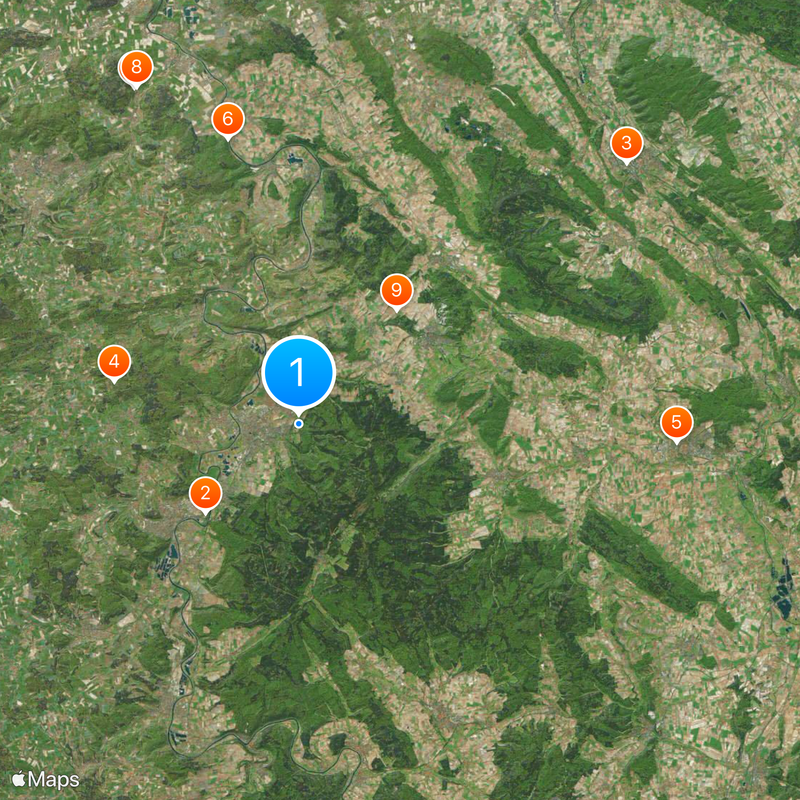 Circondario di Holzminden Mappa