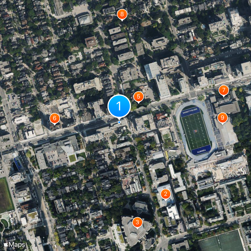 Bata Shoe Museum Mapa