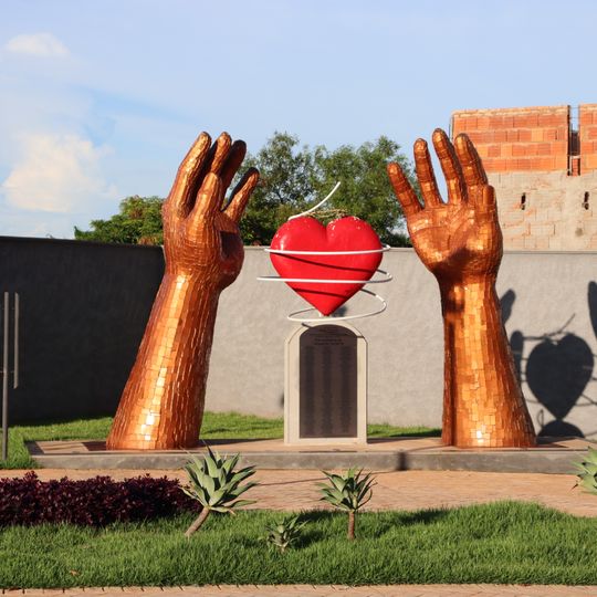 Memorial em homenagem às vítimas da COVID-19