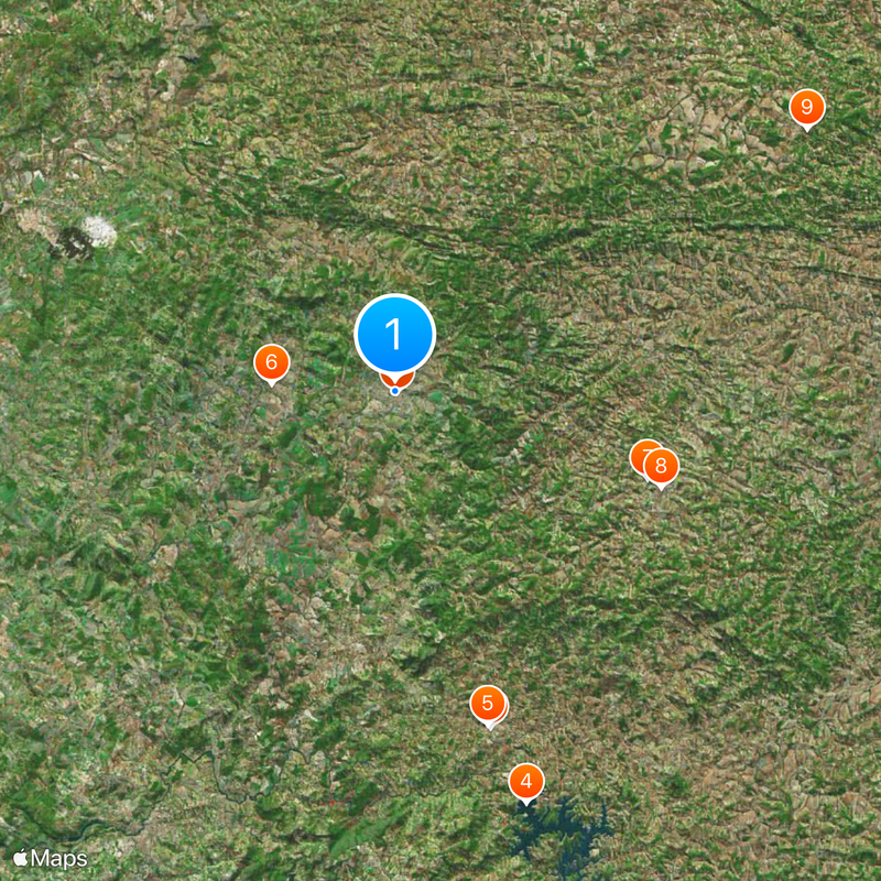 Guaxupé Map