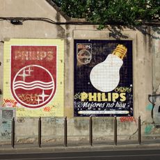Philips Advertising Ceramic Panels in Valencia, Spain