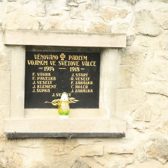 Památník obětem 1. sv. války v Černíně