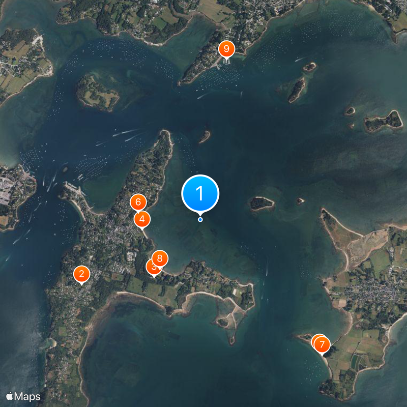 Golfe du Morbihan Carte