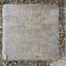Stolperstein en memoria de Herbert Thörl