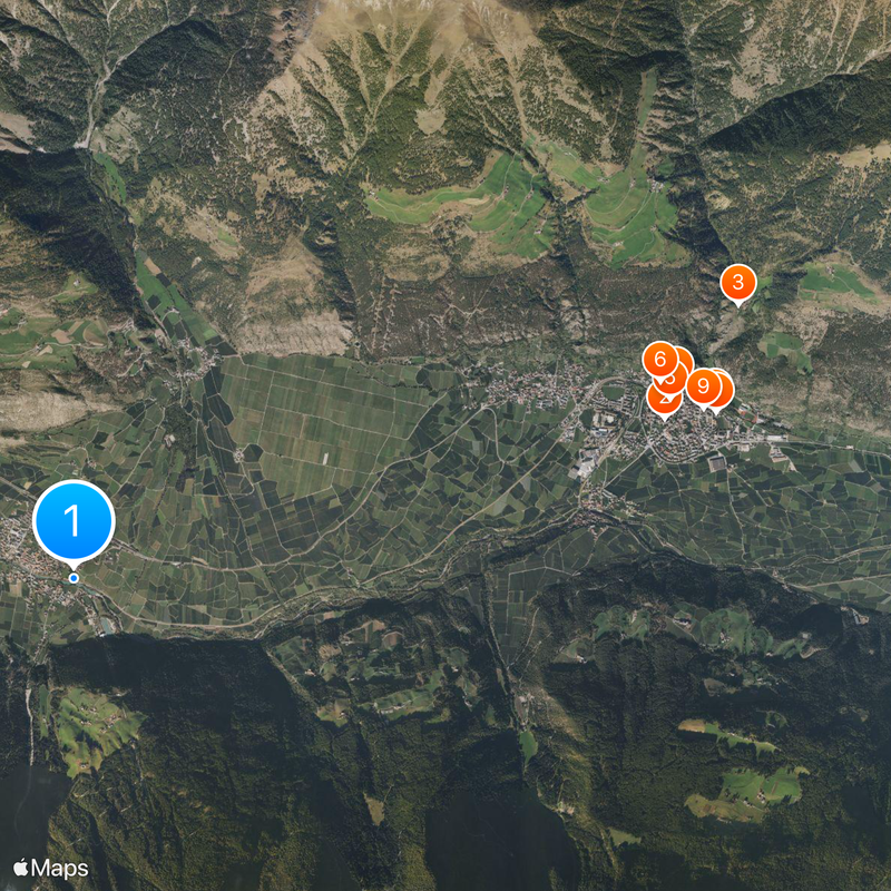 Vinschgau Map