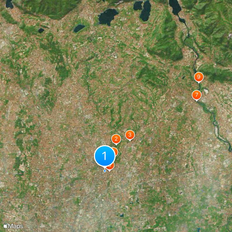 Provinz Monza und Brianza Karte