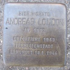 Stolperstein en memoria de Andreas London