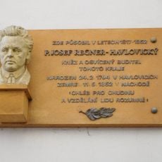 Josef Regner memorial plaque