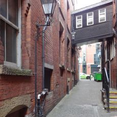 Gas Lamp Post In Ship Yard