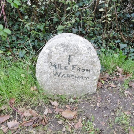 Milestone 150 Metres South East Of The Cottage, Stoborough Green