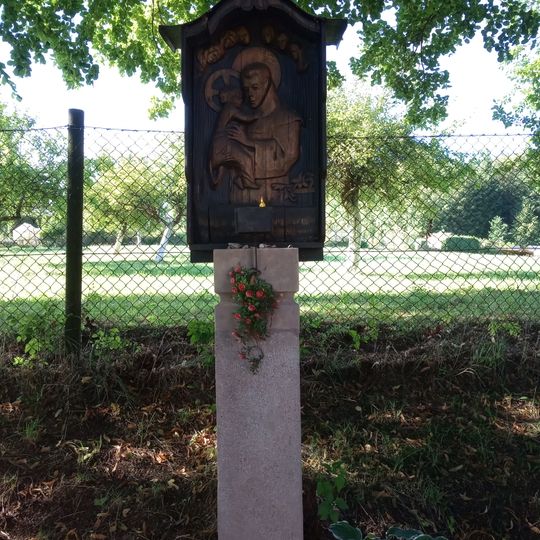 Statue of a saint in Zahrádky