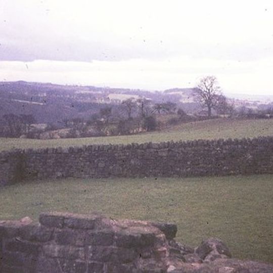 Hadrian's Wall and vallum between the field boundary west of Coombe Crag and Banks Green Cottage and the road to Lanercost at Banks in wall miles 51 and 52