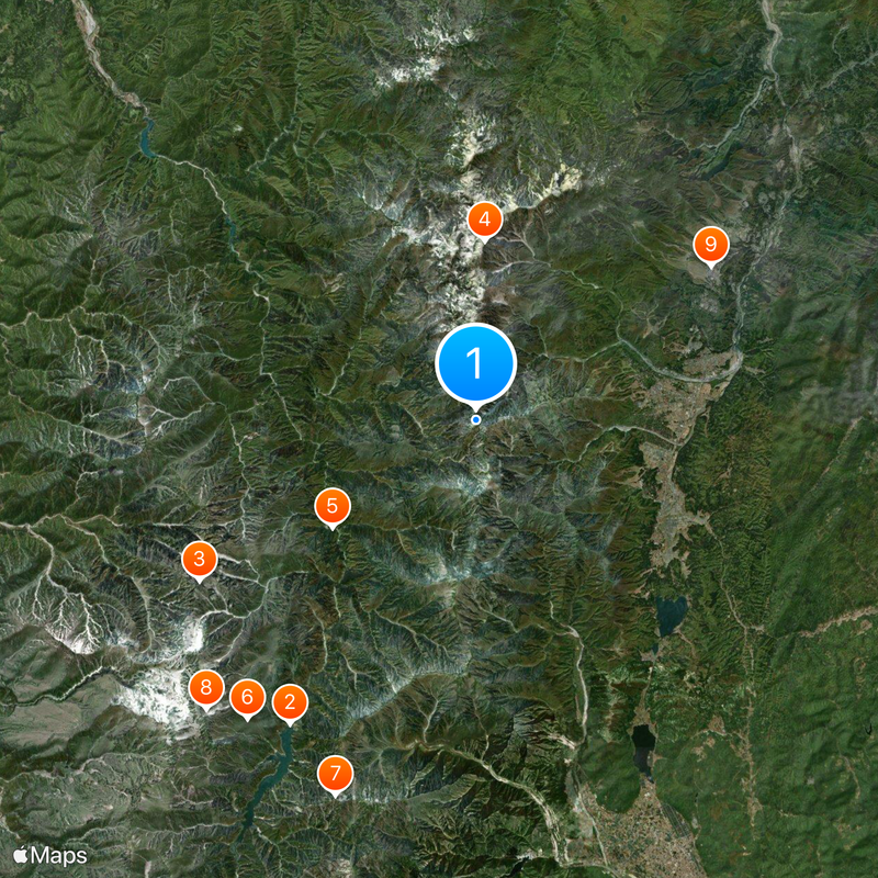 Mount Karamatsu Carte