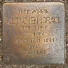 Stolperstein dedicated to Jettchen Israel
