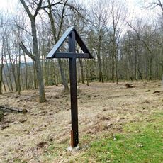 4. zastavení křížové cesty u kostela svatého Jakuba na Chvojenu