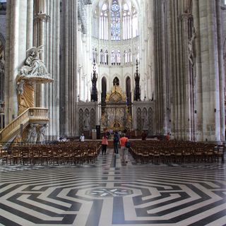 Labyrinthe de la cathédrale d'Amiens