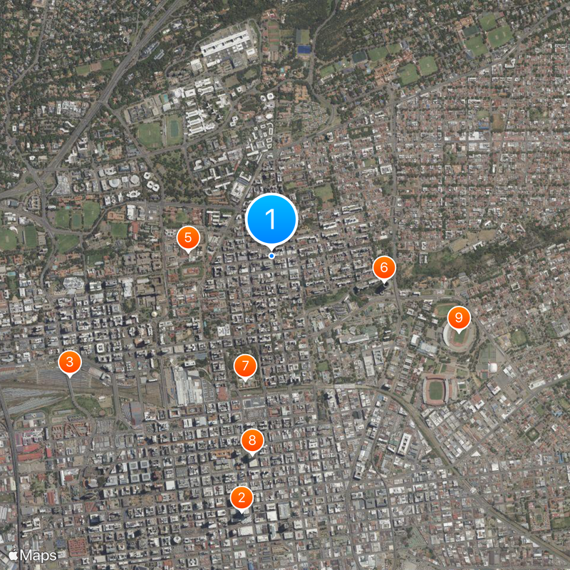 Hillbrow Map