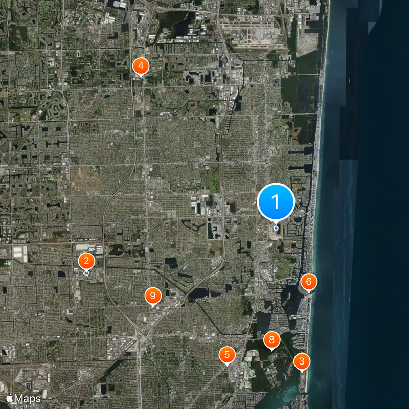 Gulfstream Park Map