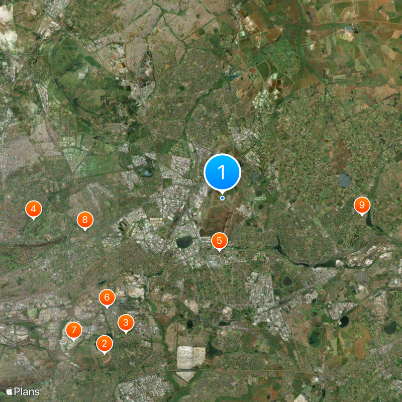 OR Tambo International Airport Map