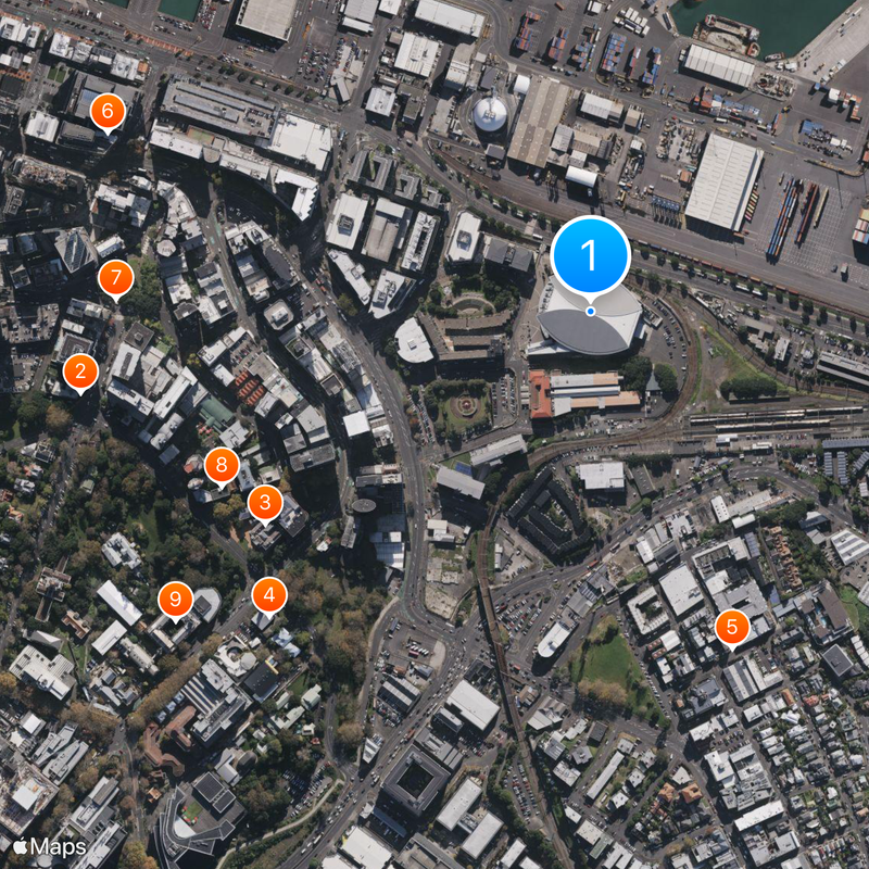 Spark Arena Map