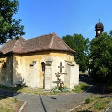 Boží muka se sochou sv. Barbory
