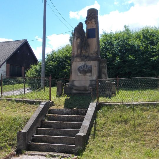 World War I Memorial in Bukovina u Čisté