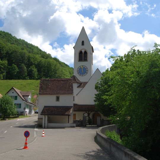 Evangelical Reformed Church with rectory and tithe storehouse