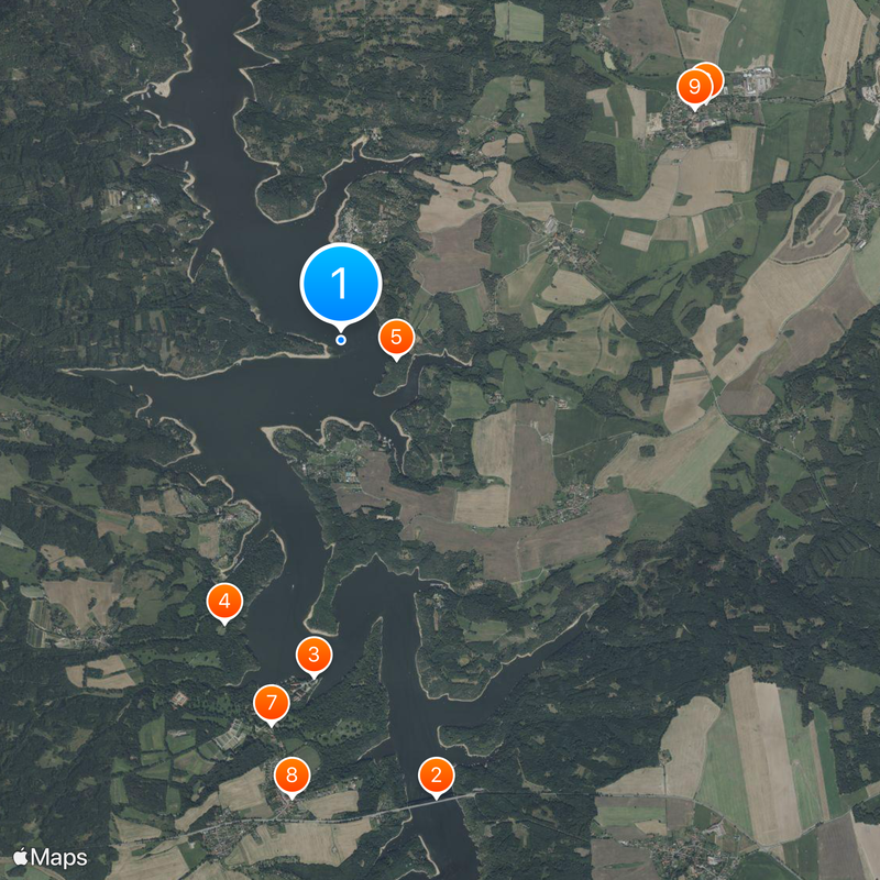 Moldau-Kaskade Mappa