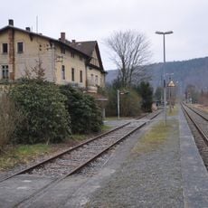 Eisenbahnstrecke Bad Schandau -Sebnitz -Neustadt i. Sa. (Sachgesamtheit); Bahnhof Rathmannsdorf Wendischfähre
