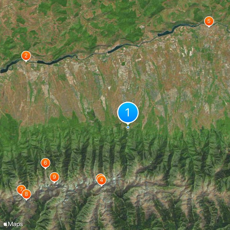 Sâmbăta de Sus Monastery Mappa