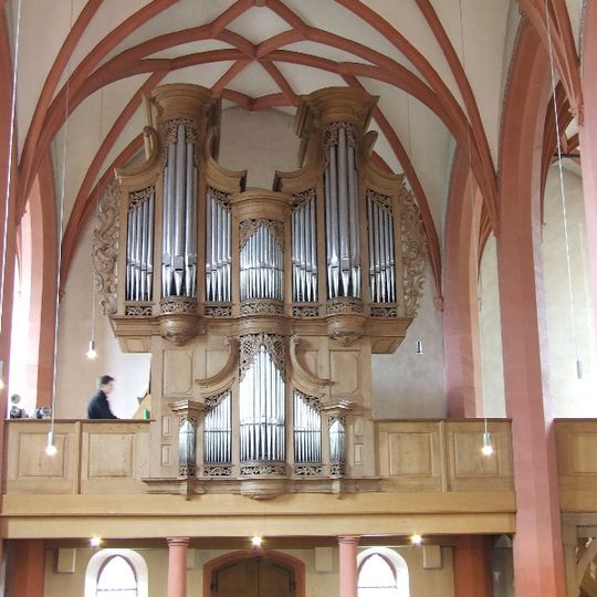 Pipe organ in Simultankirche Bechtolsheim