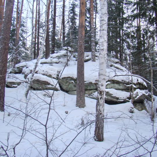 Elovyj Mys rock paintings