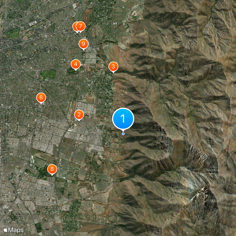 Bahá'í House of Worship for the South American continent Carte