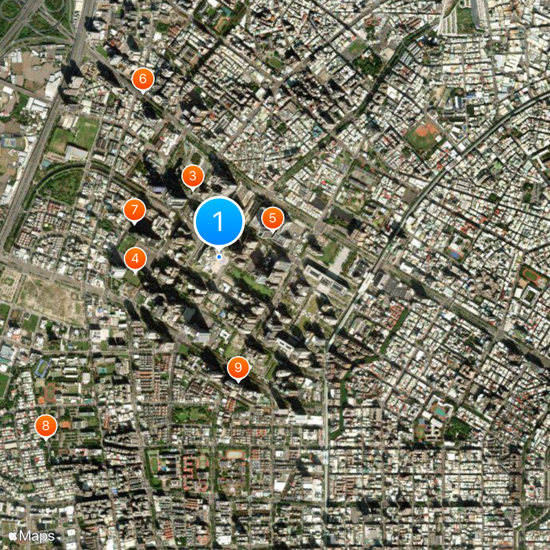 Taichung Metropolitan Opera House Map