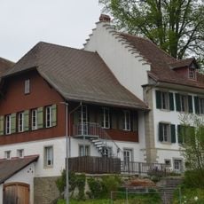 Rectory, pastor's barn and granary of the church