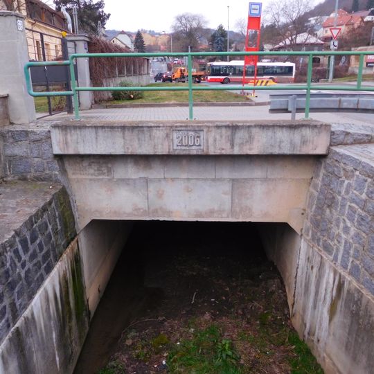 Bridge of Mezichuchelská over Vrutice