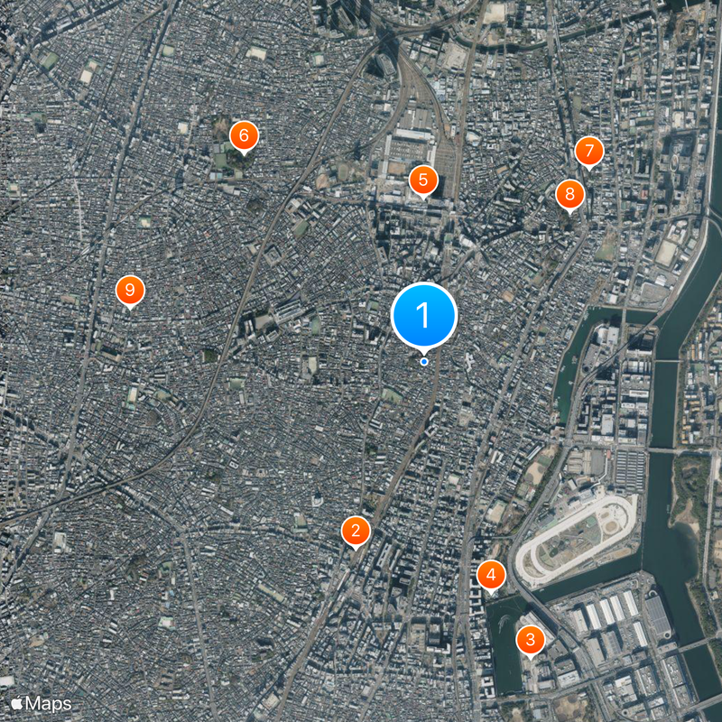 Hoshi University Map