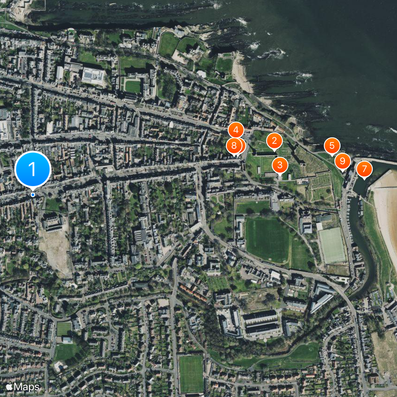 St Andrews Map