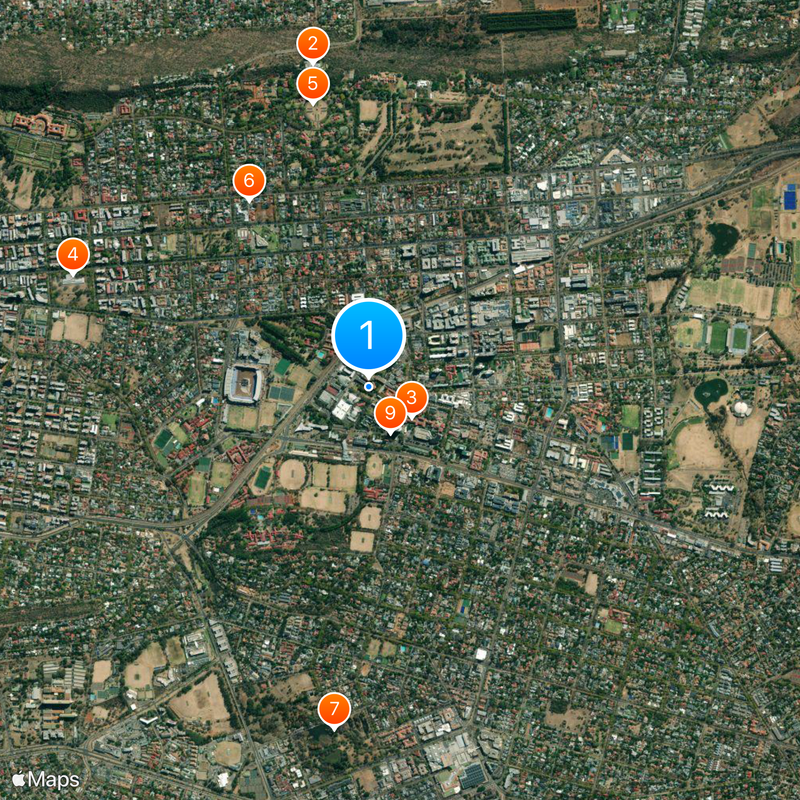 University of Pretoria Map