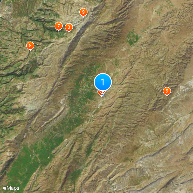 Tempio di Giove Mappa