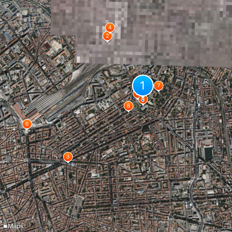 Palais Longchamp Mappa
