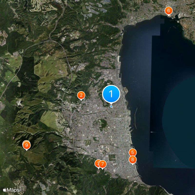 Beppu University Map