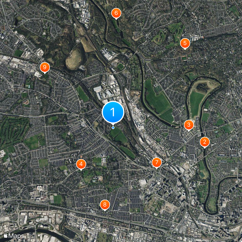 Greater Manchester Urban Area Map