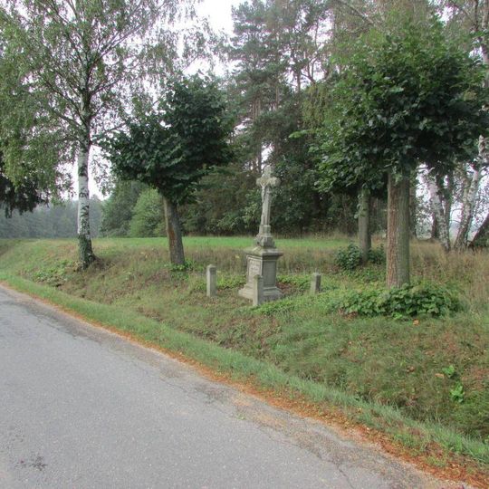 Kříž jižně od Prostředního Vydří