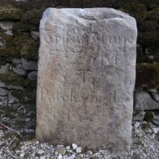 Milestone, Tinker Lane, Hebden on pre turnpike route
