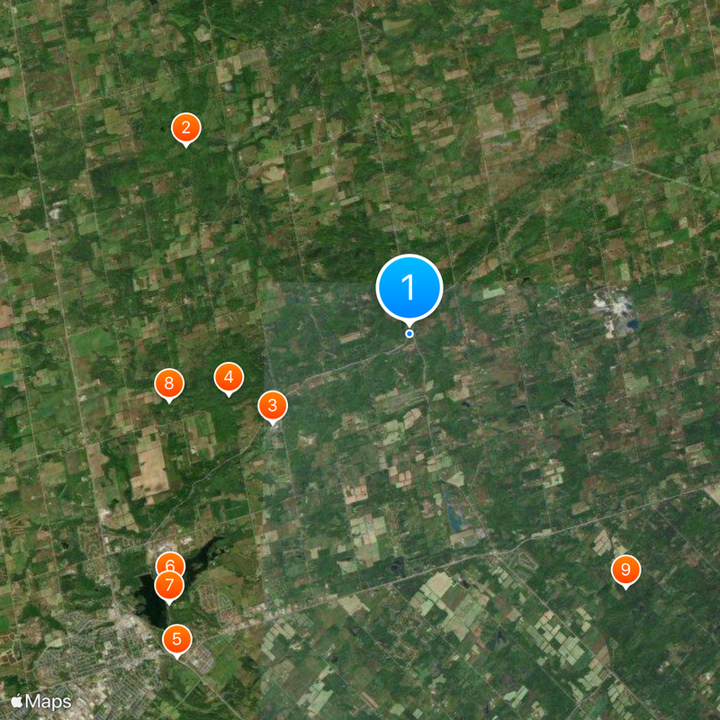 Southern Ontario Map