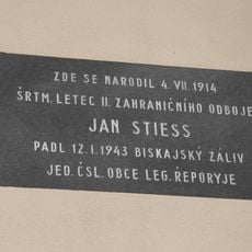 Pamětní deska Jana Stiesse