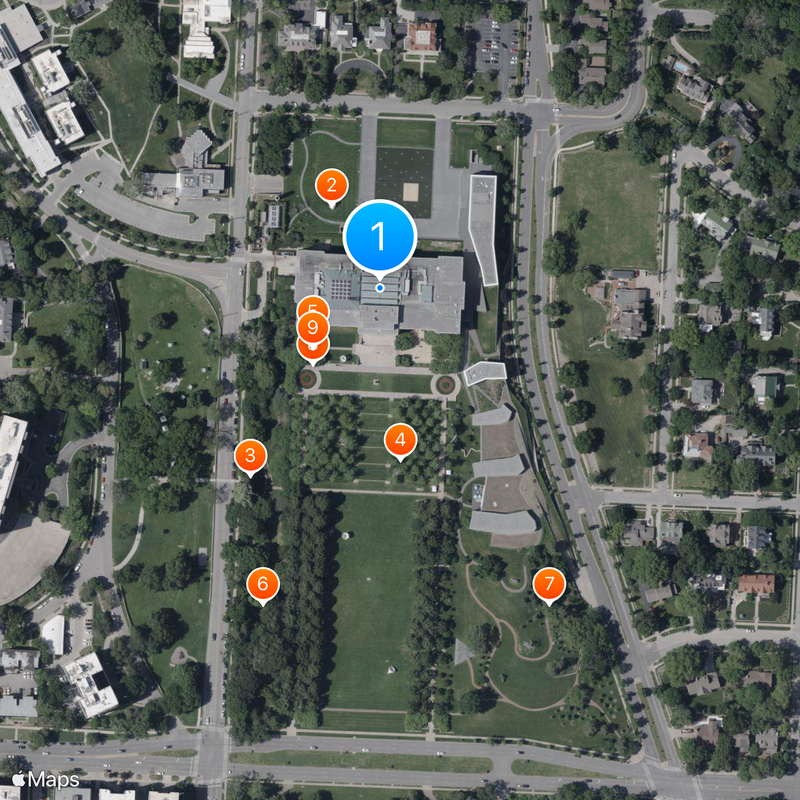 The Nelson-Atkins Museum of Art Map
