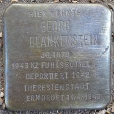 Stolperstein en memoria de Georg Blankenstein