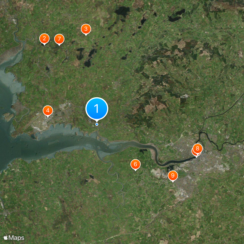 Bunratty Castle Kaart